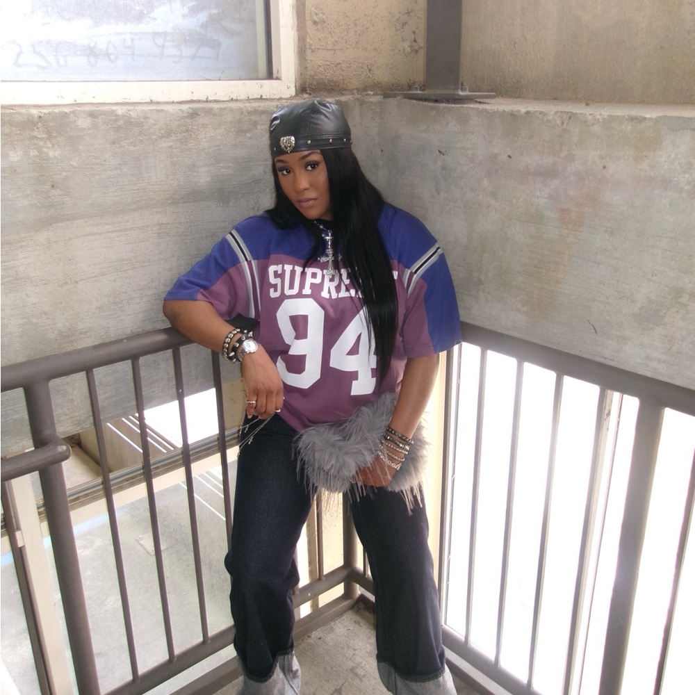 Supreme Purple Split Jersey